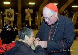 2013 Lourdes Pilgrimage - SUNDAY Cardinal Dolan Presents Malades Medals Pius X (35/71)
